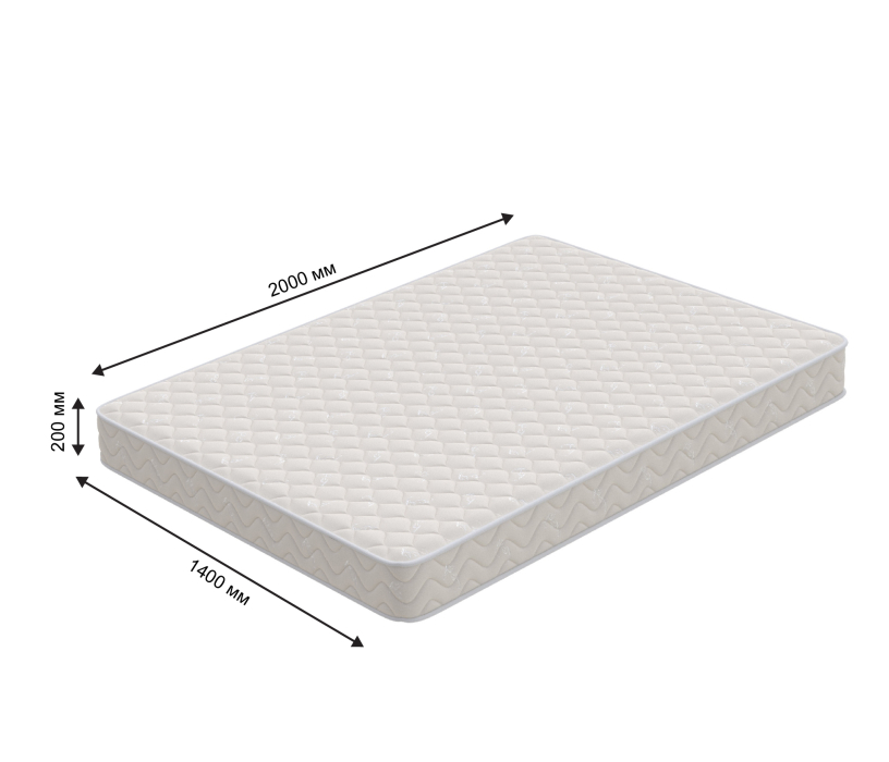 1400 x 2000, Матрас Орматек Богема 140х200