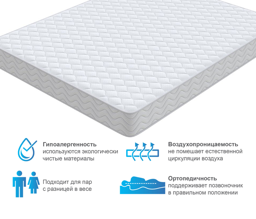 1600 x 2000, Матрас Орматек Спринг кокос 160*200